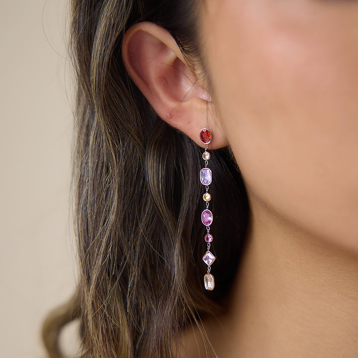 Marea Prismatic Cascade Earrings