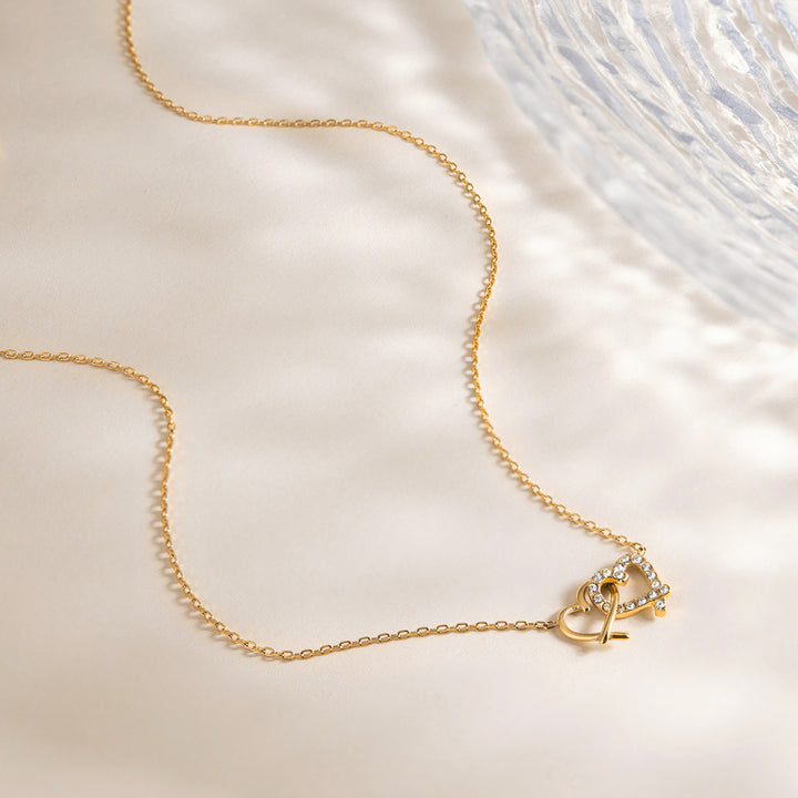 Marea Entwined Hearts Necklace