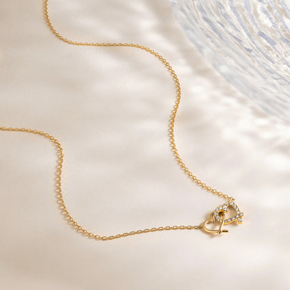 Marea Entwined Hearts Necklace