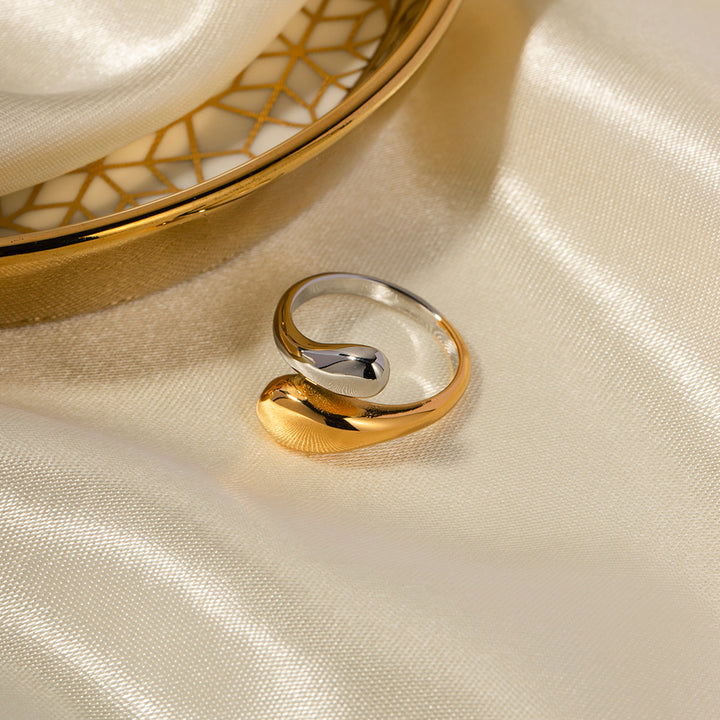 Caleta Mixed Metal Coil Ring