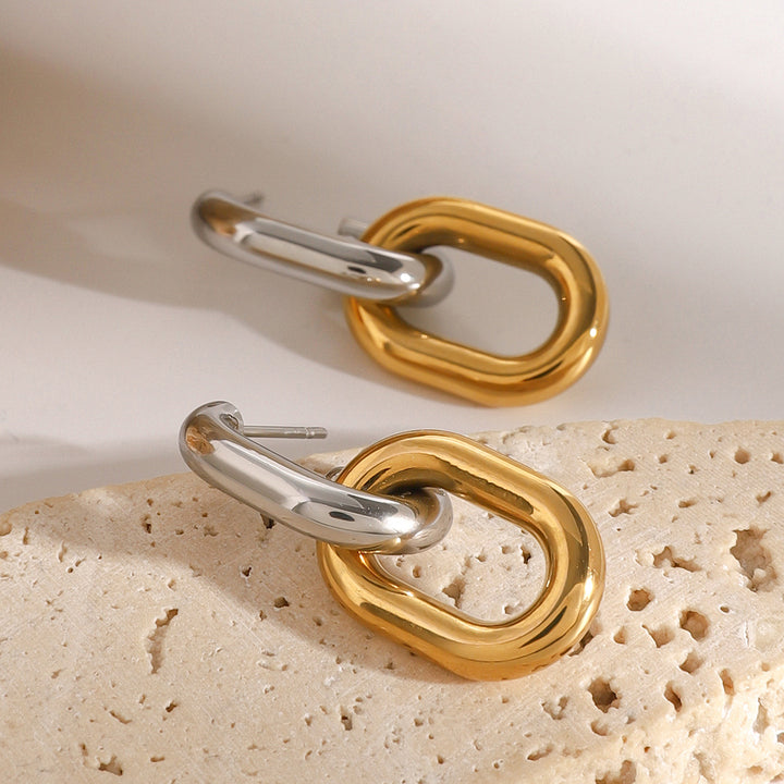 Marea Looped Oval Earrings