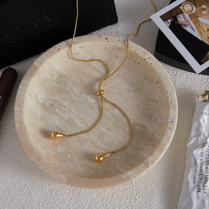 Marea Sliding Y-Drop Necklace