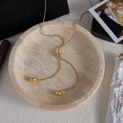Marea Sliding Y-Drop Necklace