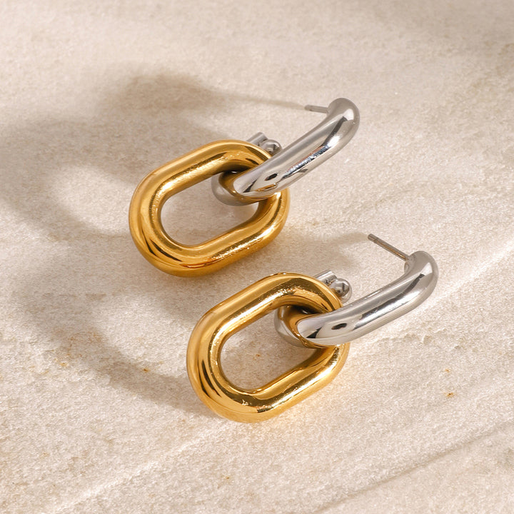 Marea Looped Oval Earrings