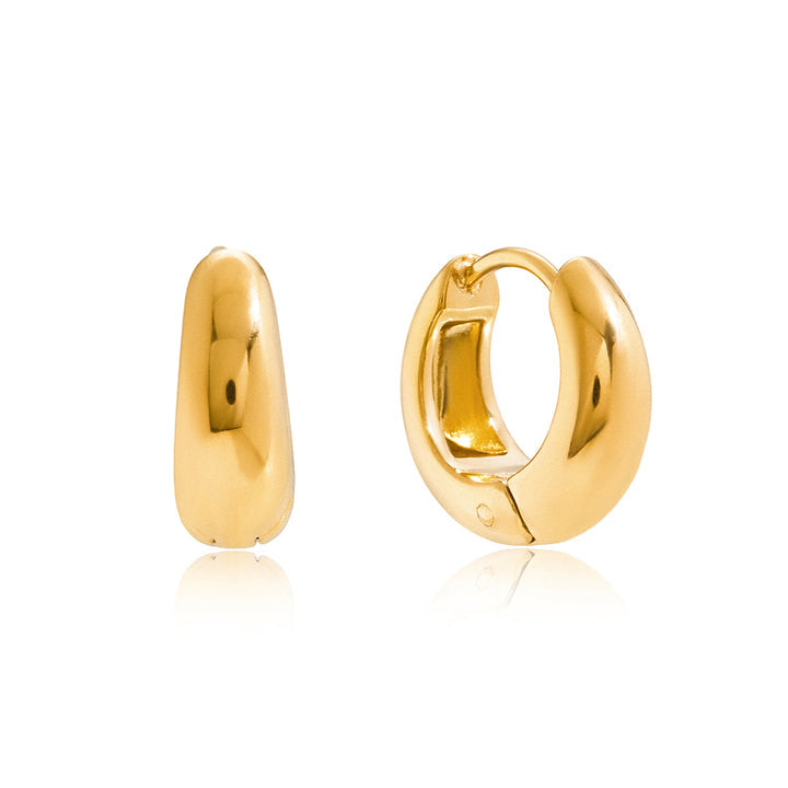 Bahia Puffed Chunky Hoop Earrings
