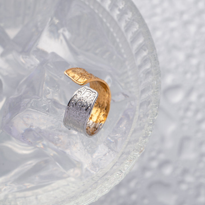 Caleta Mixed Metal Coil Ring