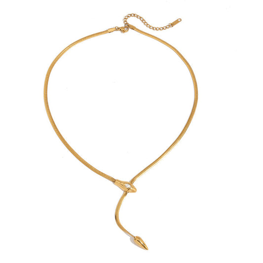 Cala Serpentine Drop Necklace