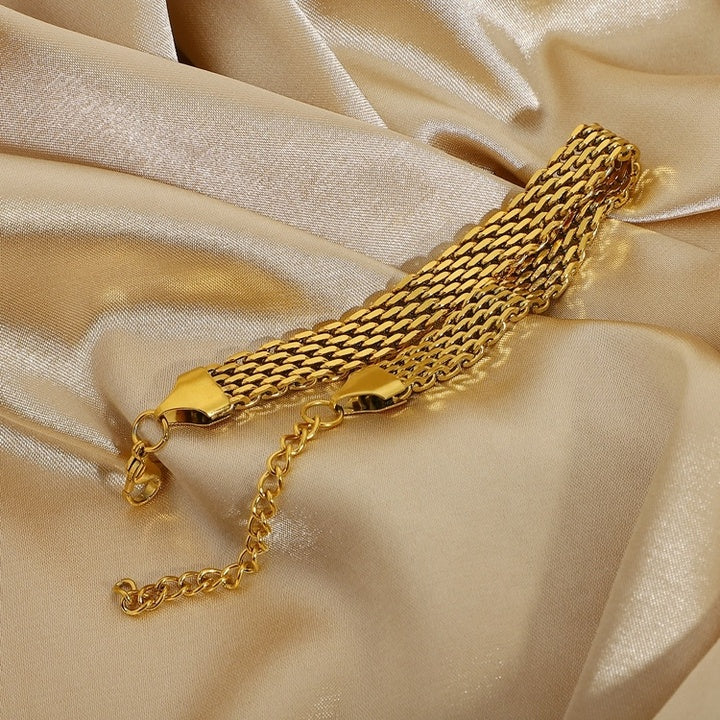 Sirocco Flat Milanese Band Bracelet