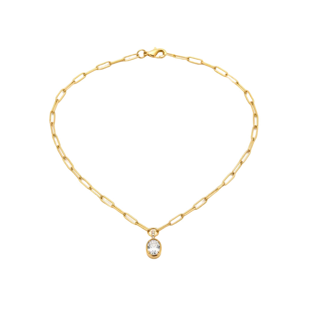 Halcyon Framed Zircon Necklace