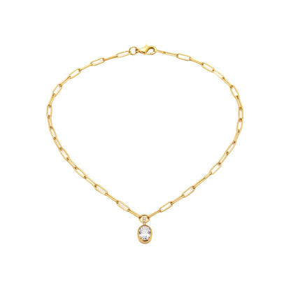 Halcyon Framed Zircon Necklace