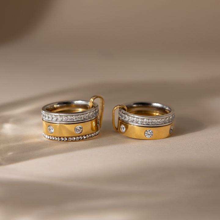 Marea Crystal Channel Ring