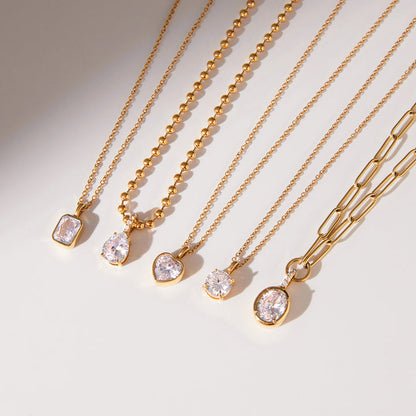 Halcyon Framed Zircon Necklace