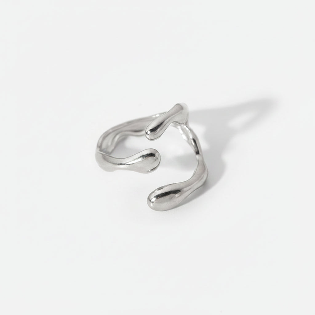 Calanque Molten Freeform Ring