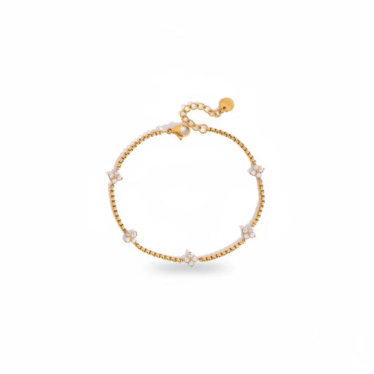 Samphire Petal Station Bracelet