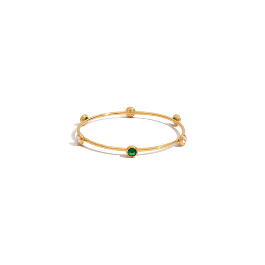 Seagrass Scattered Stone Band Bracelet