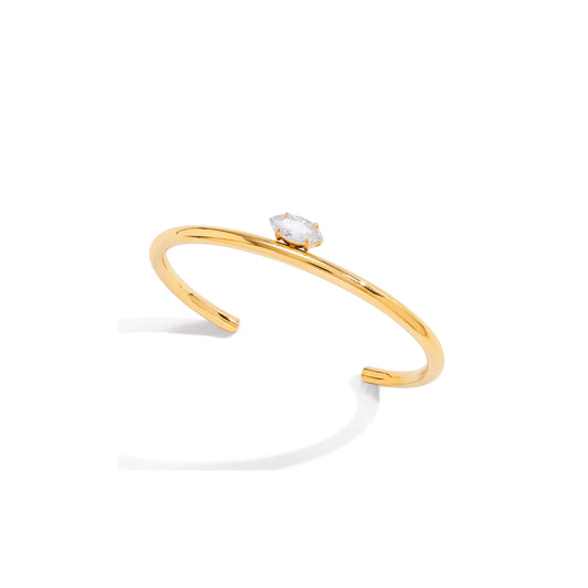 Marea Petal-Cut Open Bracelet