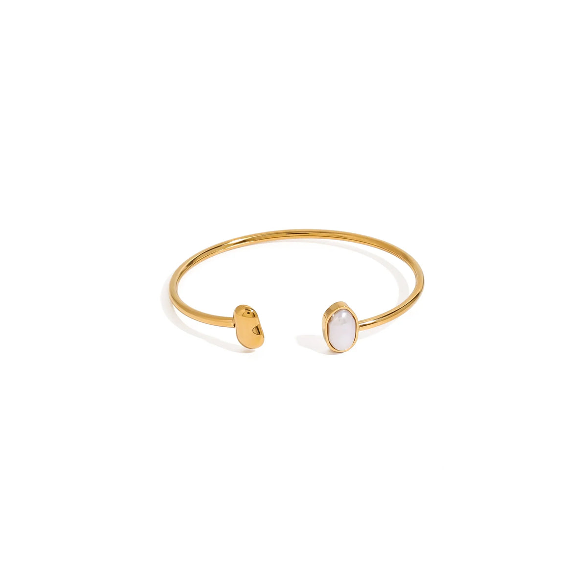Marea Pearl-Tipped Open Bracelet