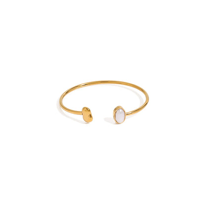 Marea Pearl-Tipped Open Bracelet