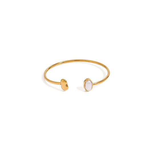 Marea Pearl-Tipped Open Bracelet