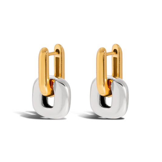 Marea Interlocking Chain Earrings