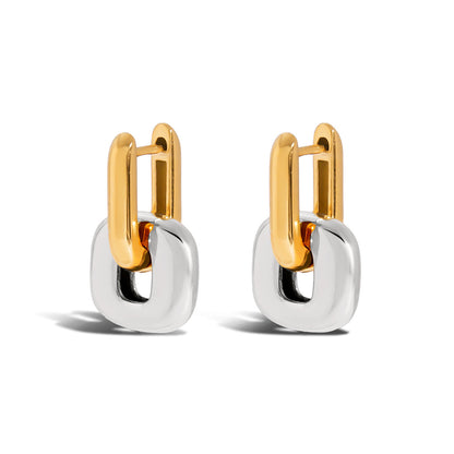 Marea Interlocking Chain Earrings