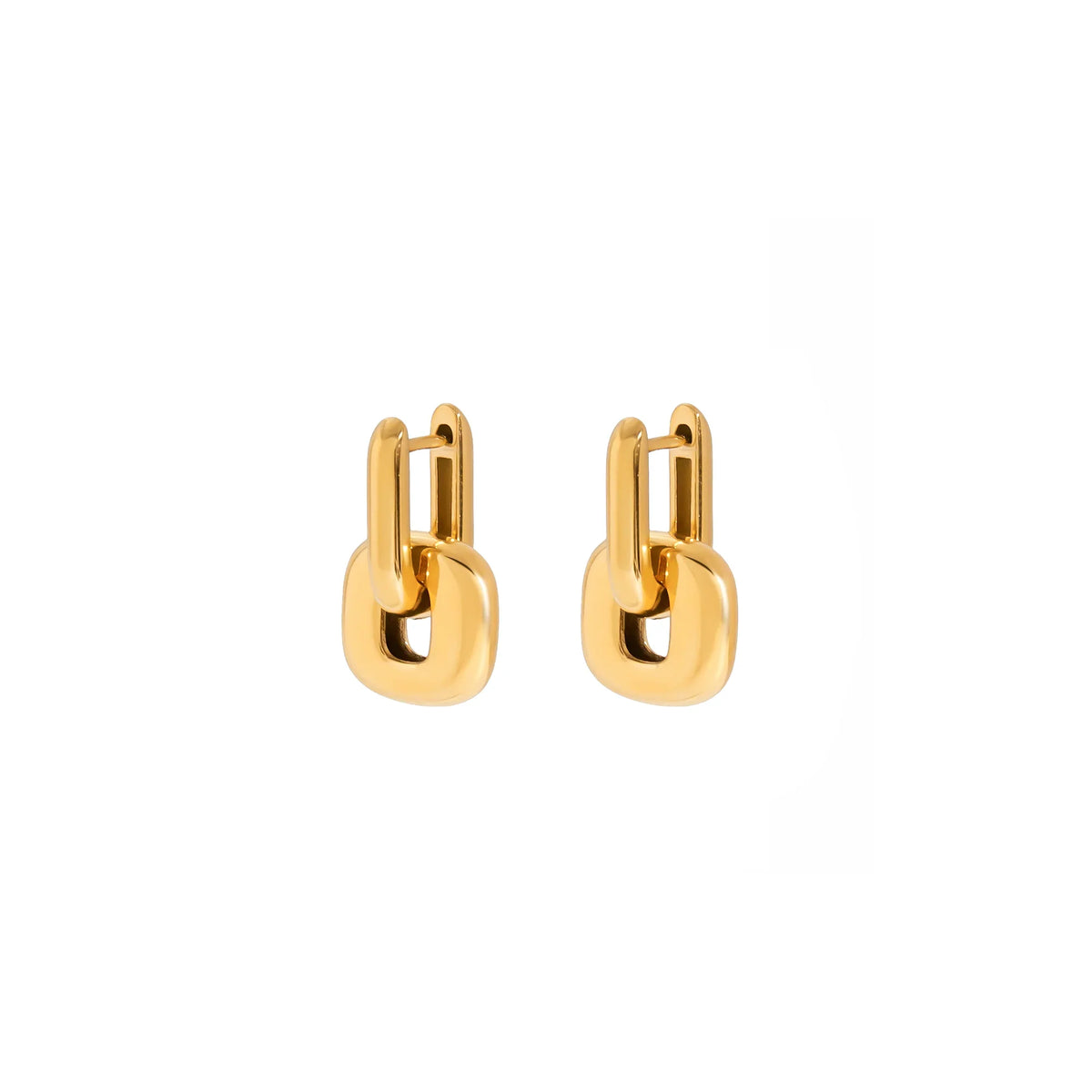 Marea Interlocking Chain Earrings