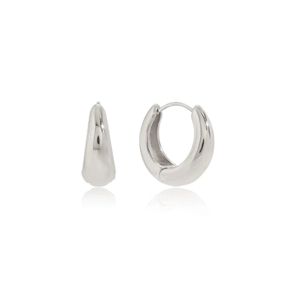 Bahia Puffed Chunky Hoop Earrings