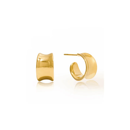 Marea Bold Sculpted Hoop Earrings