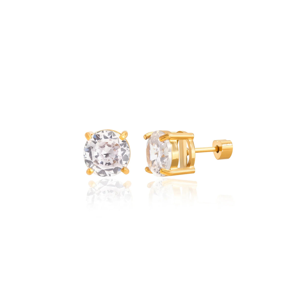 Tideline Faceted Stud Earrings