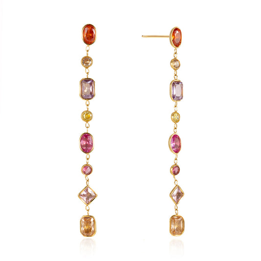 Marea Prismatic Cascade Earrings