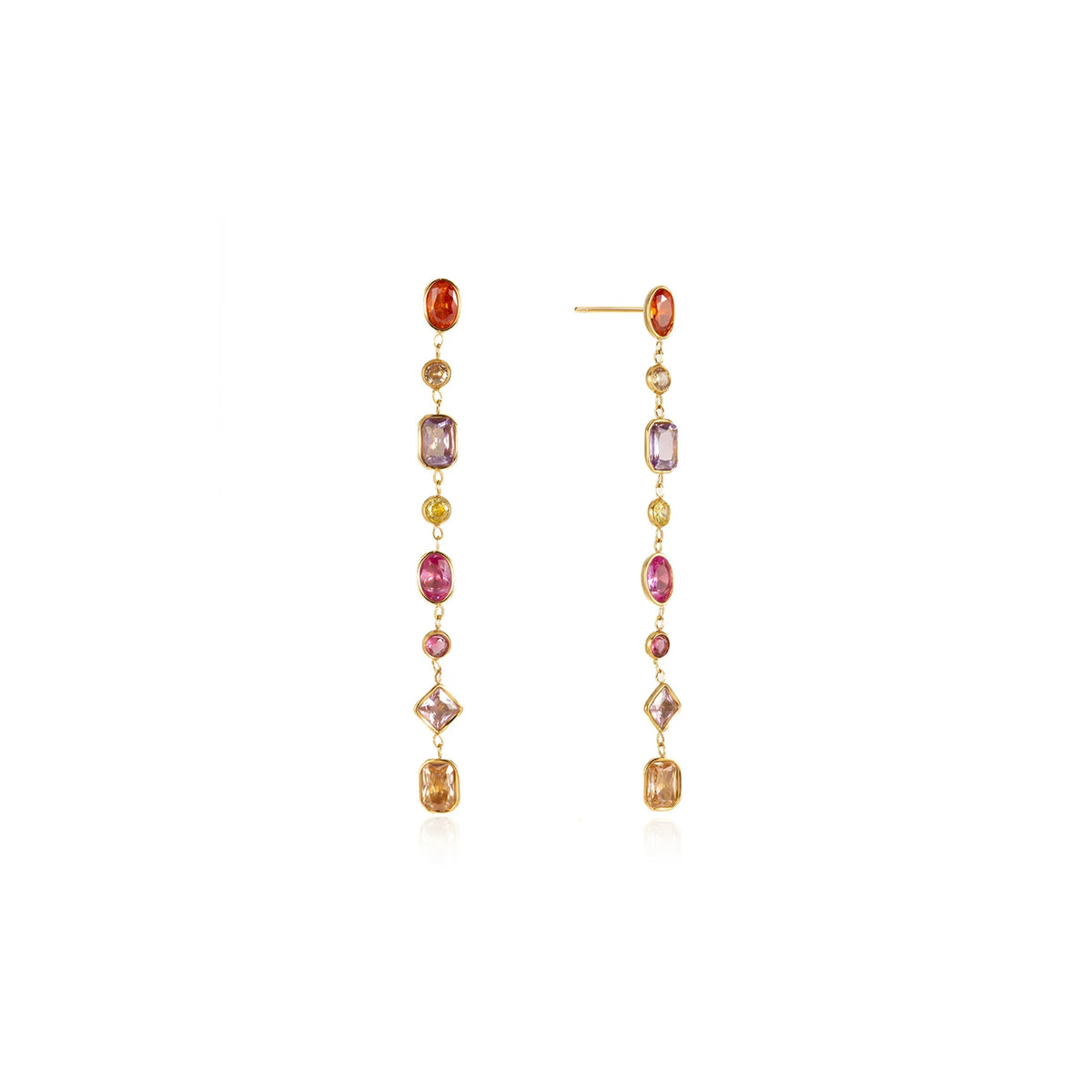 Marea Prismatic Cascade Earrings