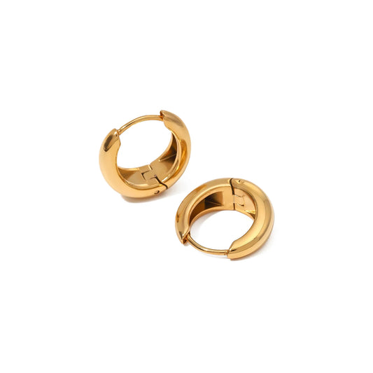 Marea Bold Curved Hoop Earrings