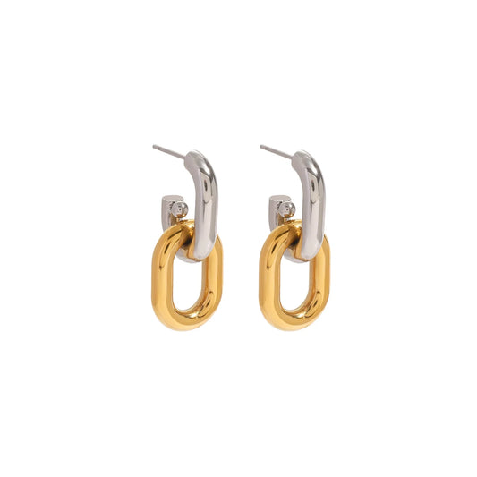 Marea Looped Oval Earrings