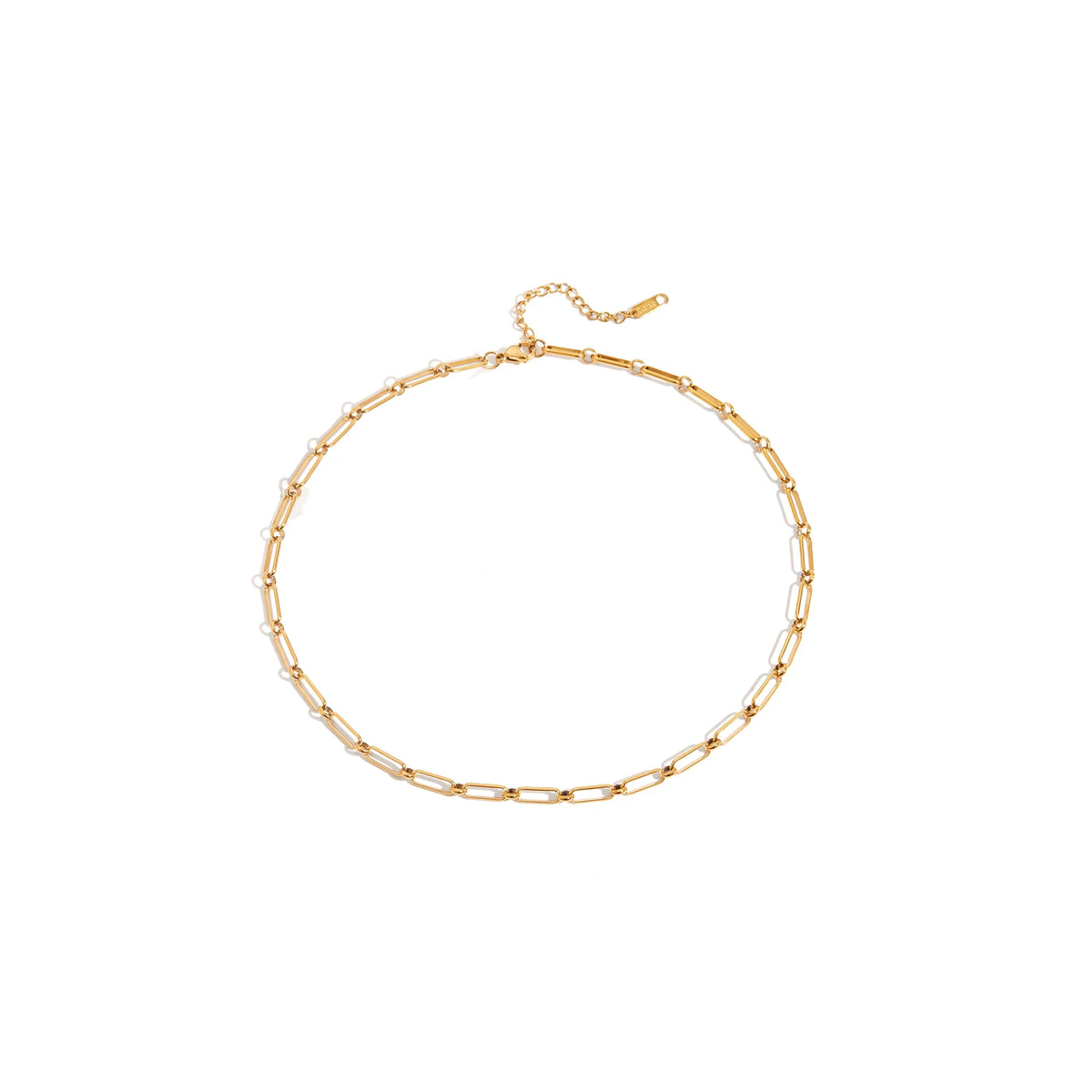 Marea Polished Rectangular Chain Necklace