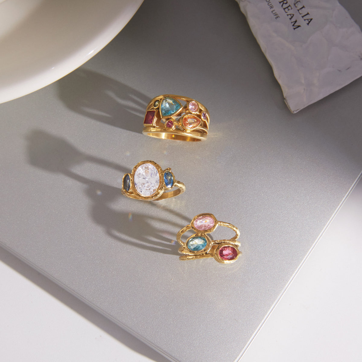 Salina Gem Mosaic Ring