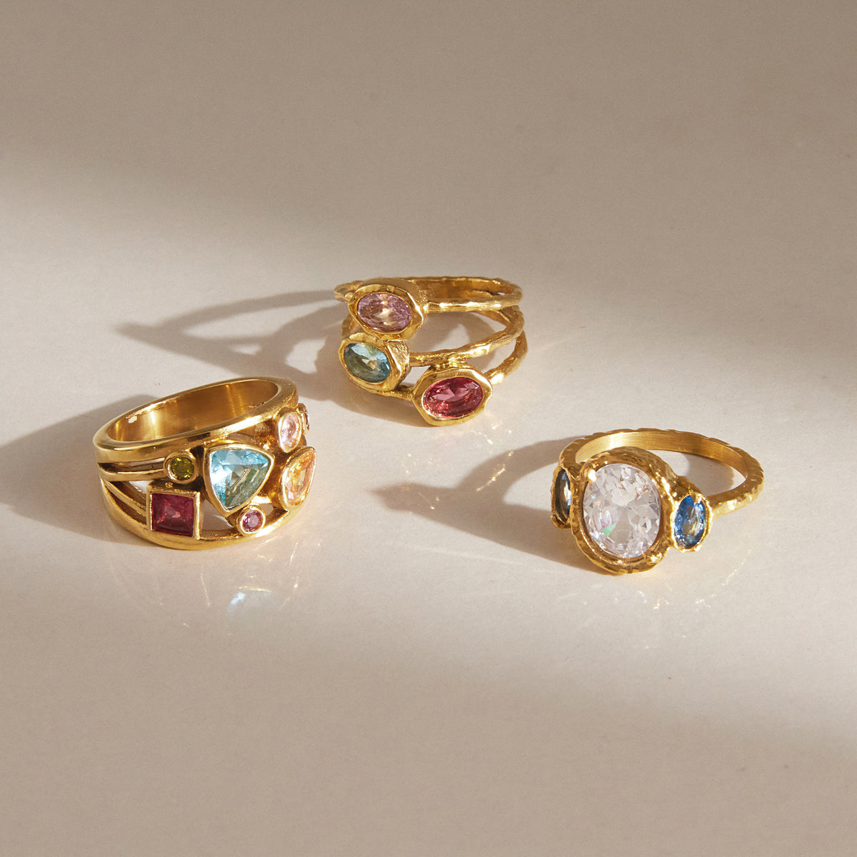 Salina Gem Mosaic Ring