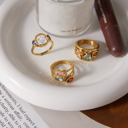 Salina Gem Mosaic Ring