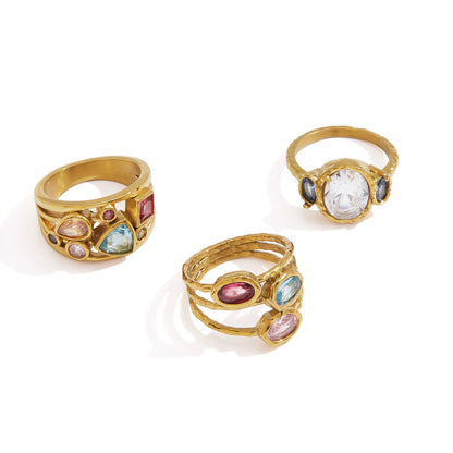 Salina Gem Mosaic Ring