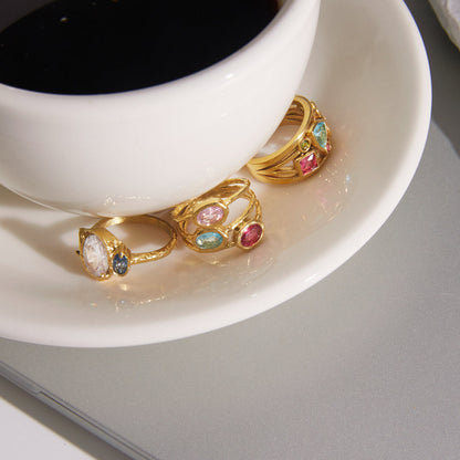 Salina Gem Mosaic Ring