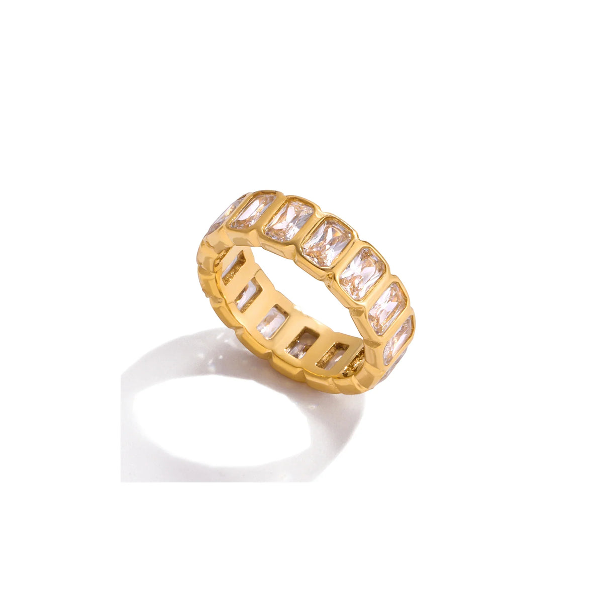 Ondine Framed Emerald-Cut Ring