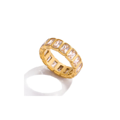 Ondine Framed Emerald-Cut Ring