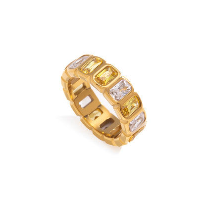 Ondine Framed Emerald-Cut Ring