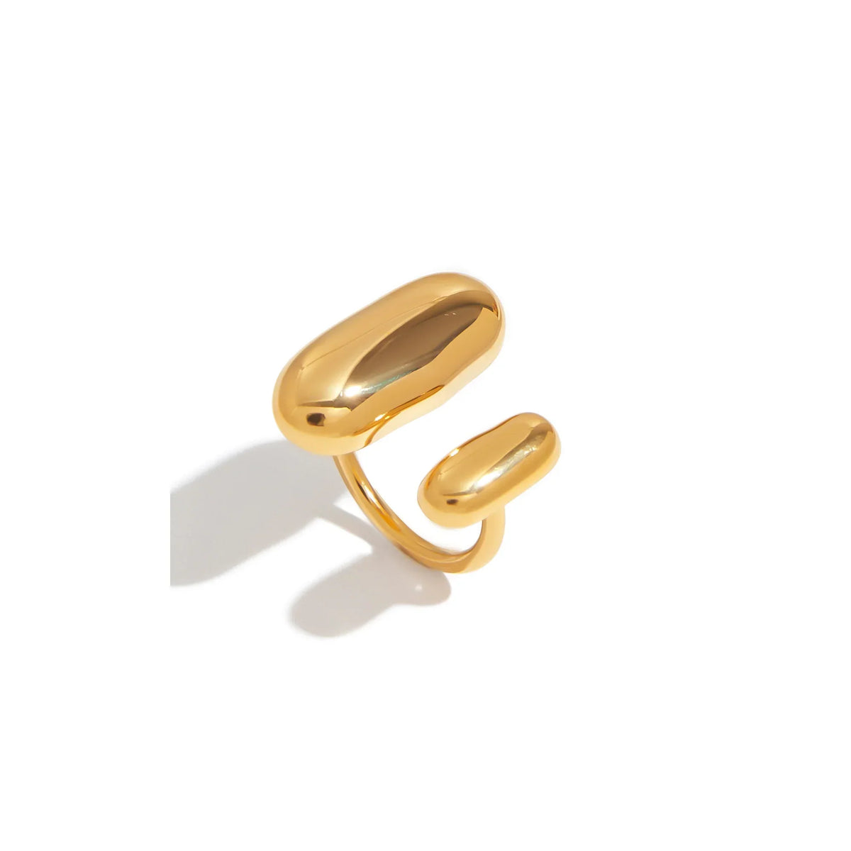 Dune Mixed-Metal Dome Ring