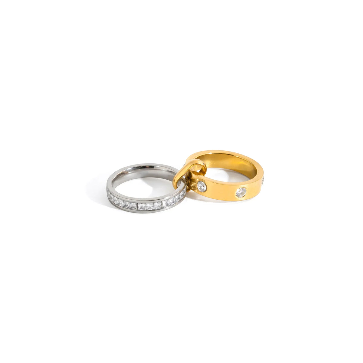 Marea Crystal Channel Ring