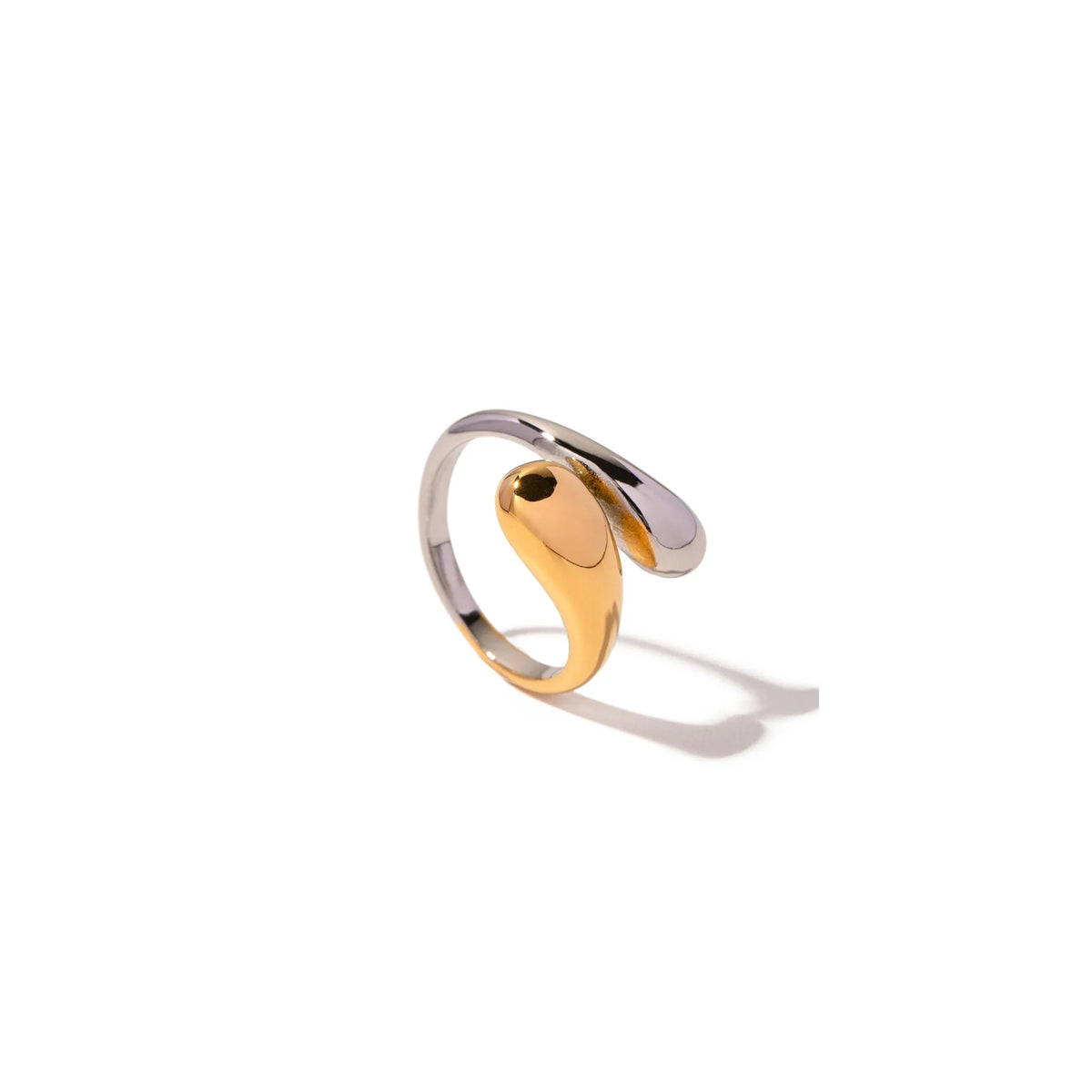 Caleta Mixed Metal Coil Ring