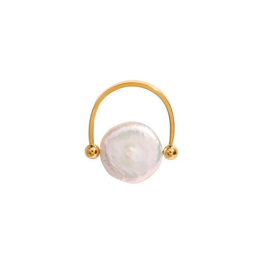 Cala Floating Pearl Ring