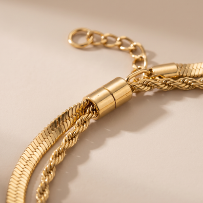 Asea Altea Double Layer Bracelet — close-up detail