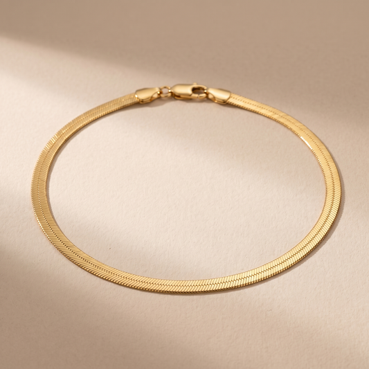 Asea Tarifa Herringbone Chain Choker — front view