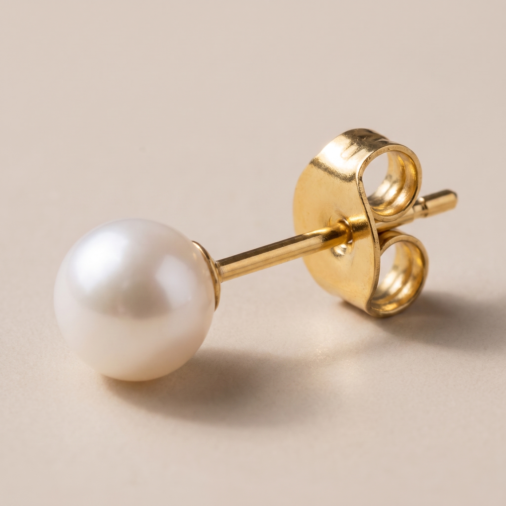 Asea Freshwater Pearl Studs — close-up detail