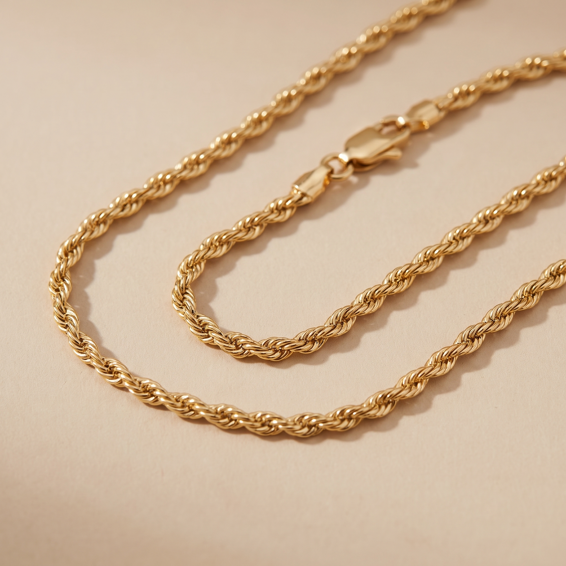 Asea Sagres Twisted Rope Necklace — close-up detail